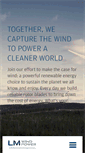 Mobile Screenshot of lmwindpower.com